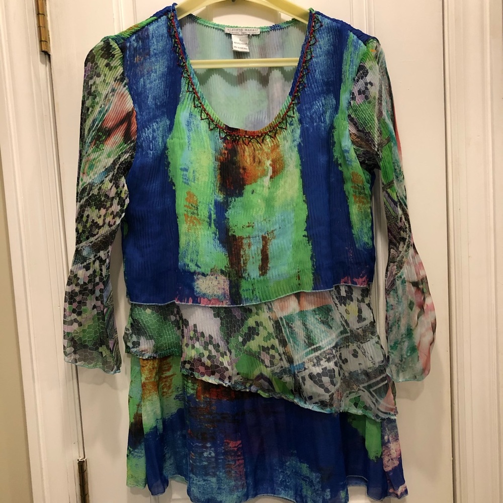 Alberto Makali Tiered Tunic
